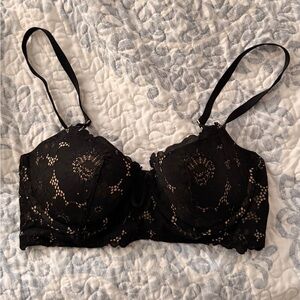 Aerie Black Lace Bra